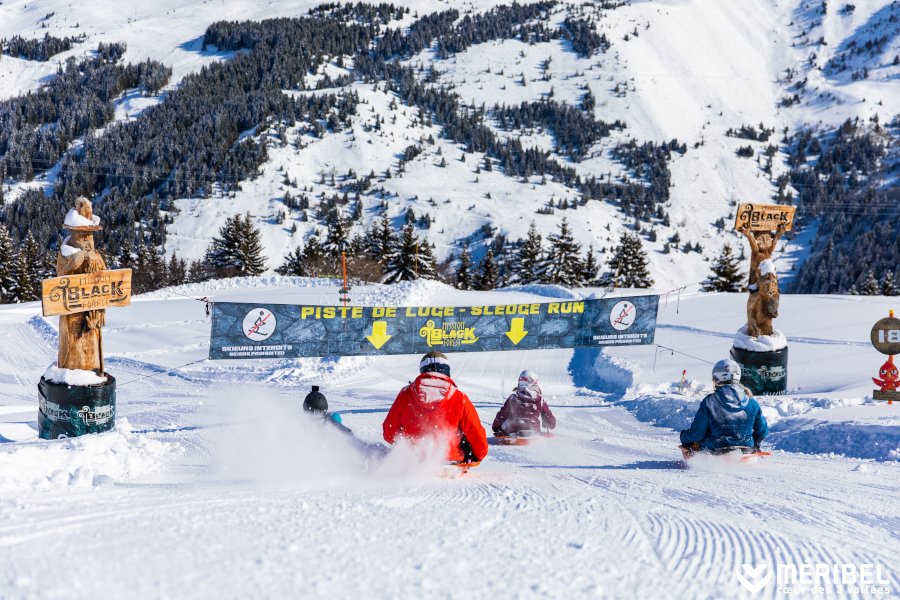 Skigebied Meribel in Frankrijk