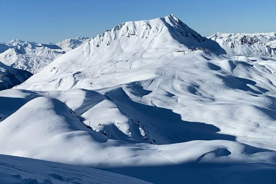 Prachtig uitzicht in Les Trois Vallées
