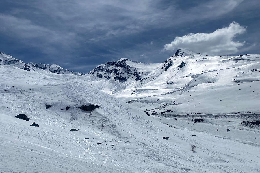 Prachtig uitzicht over Les Trois Vallées