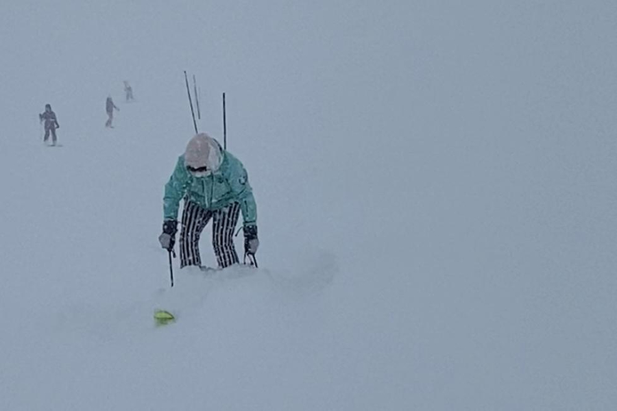 Sneeuwval in Les Trois vallées