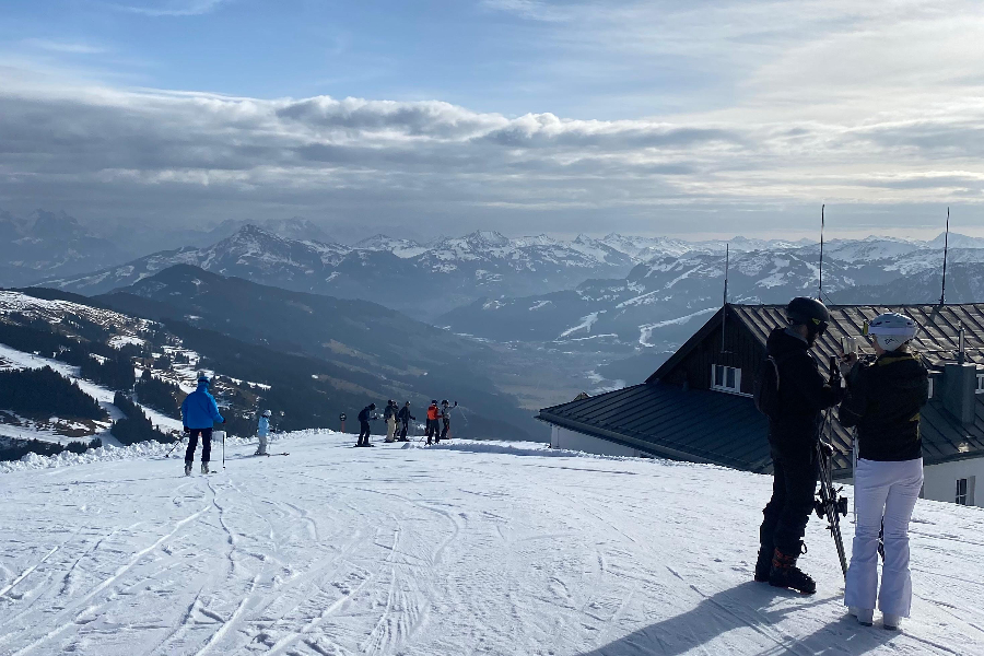 Op de berg in Wilder Kaiser - Brixental