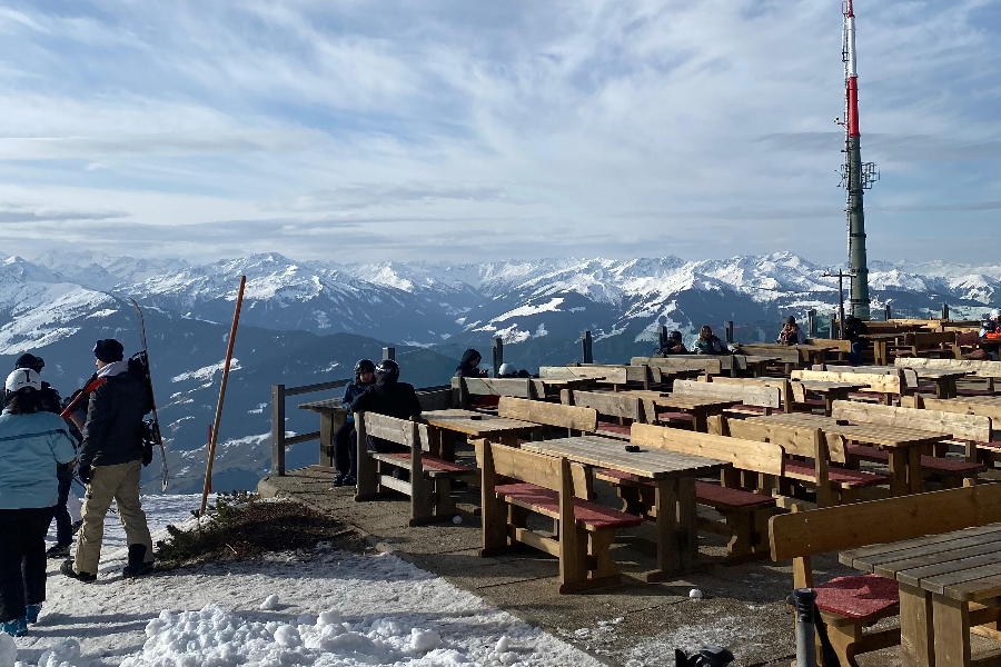 Op de berg in Wilder Kaiser - Brixental 