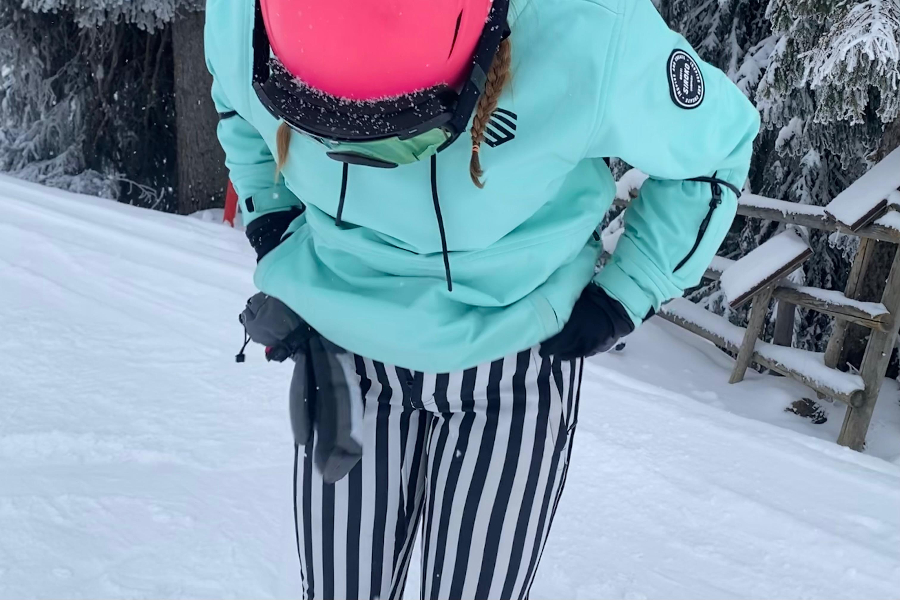 streepjes protes broek
